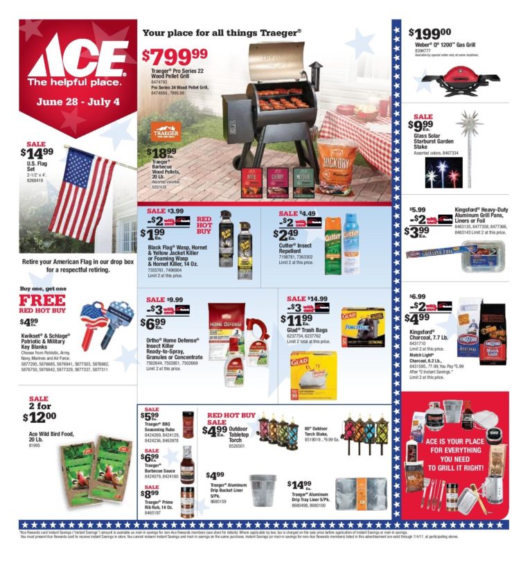 4th of July adpage001 Marin Ace Hardware San Rafael, CA