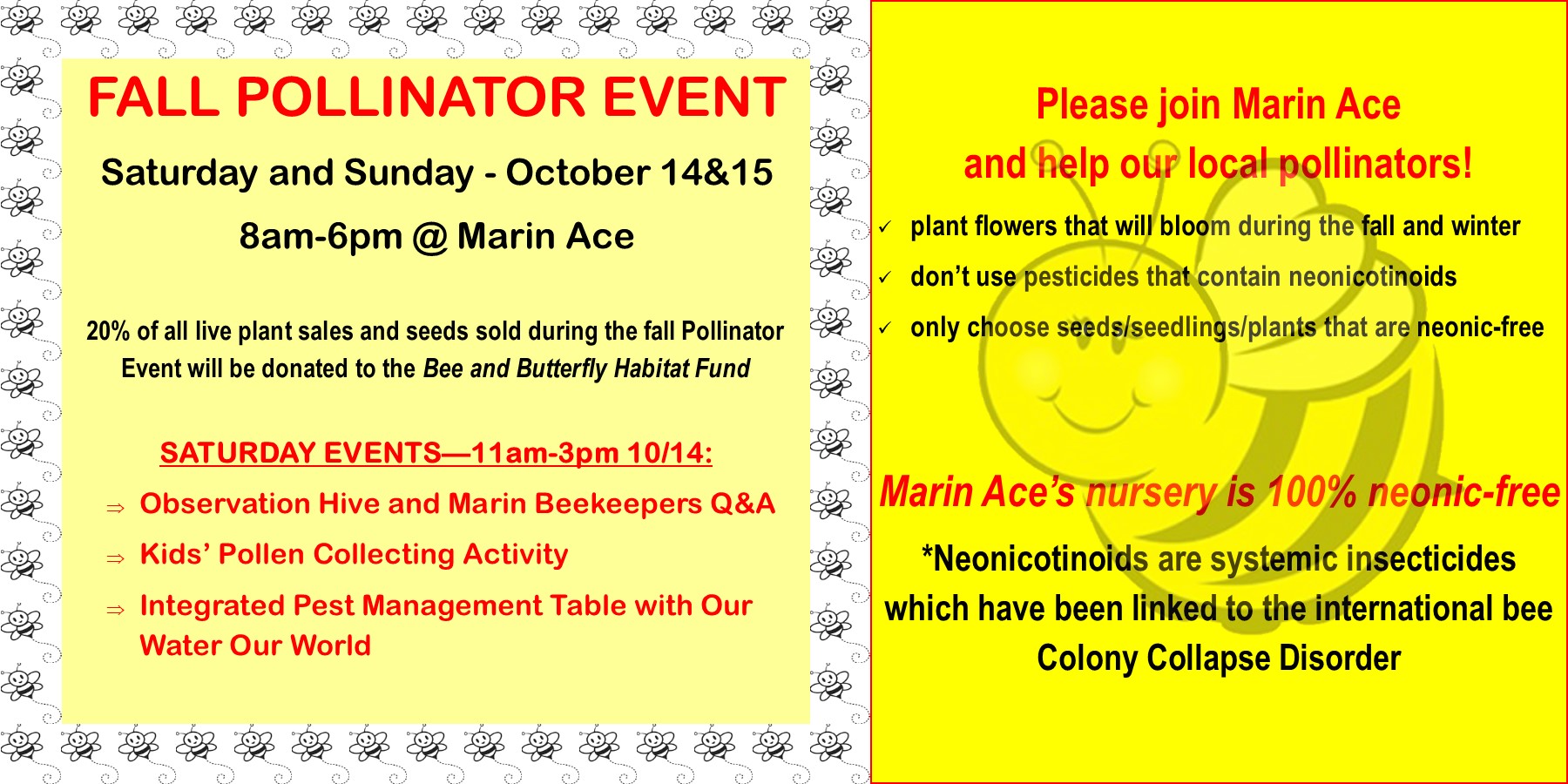 Fall Pollinator Event
