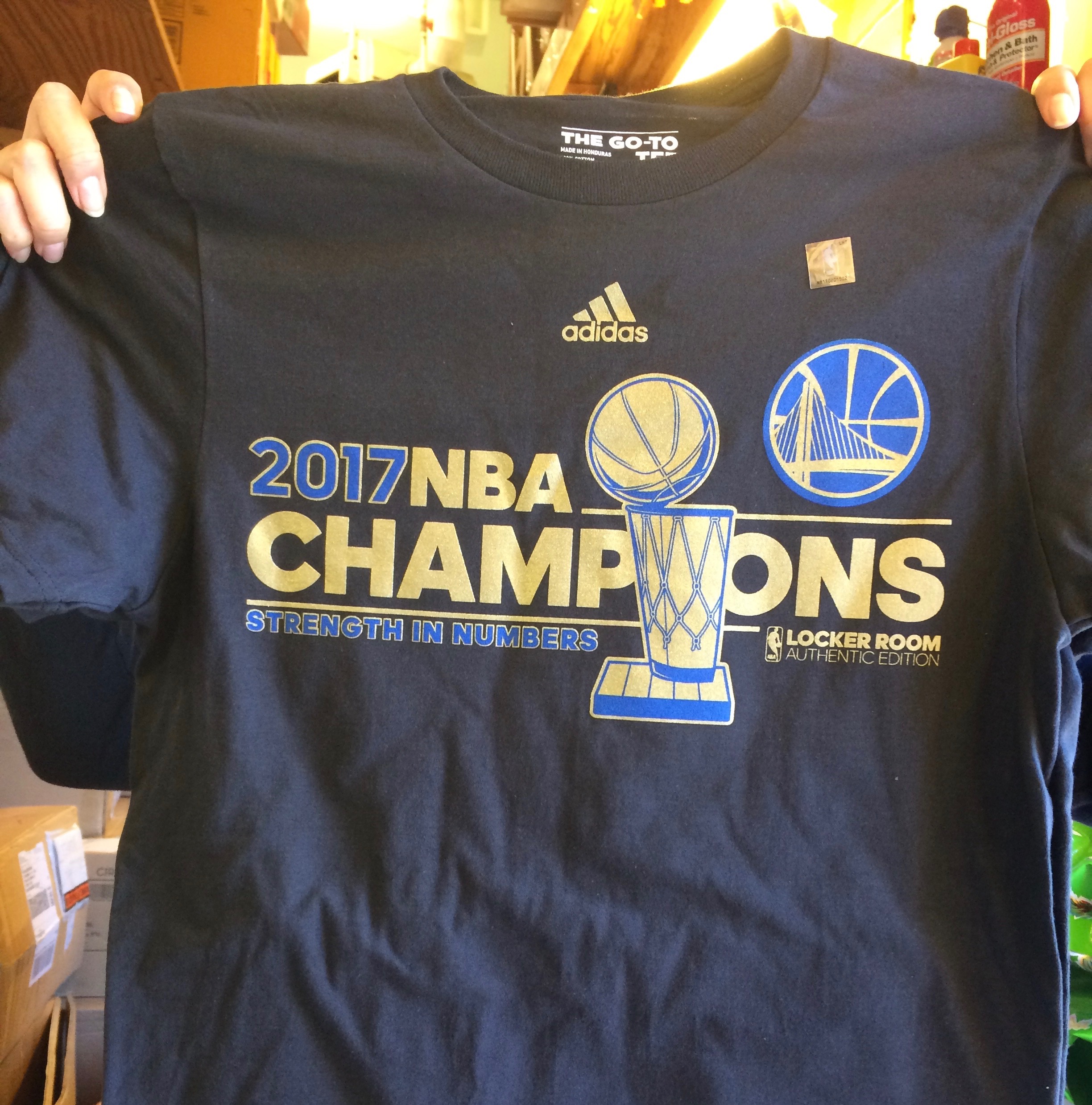 Golden State Warriors 2017 NBA Champions - Black Tee