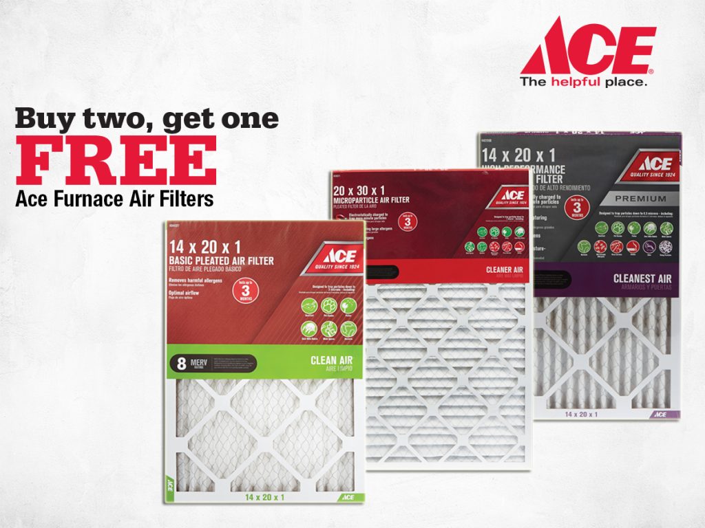 Jan17 Furnace Filters Marin Ace Hardware San Rafael, CA