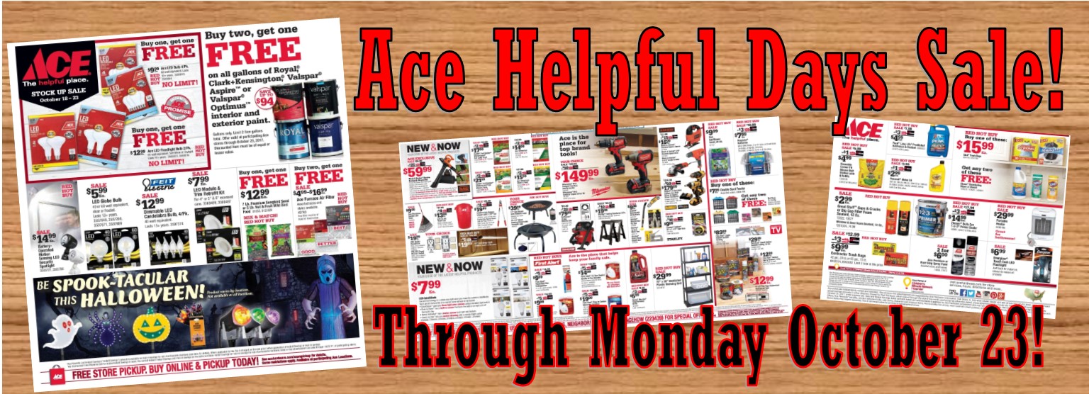 Ace Helpful Days Sale