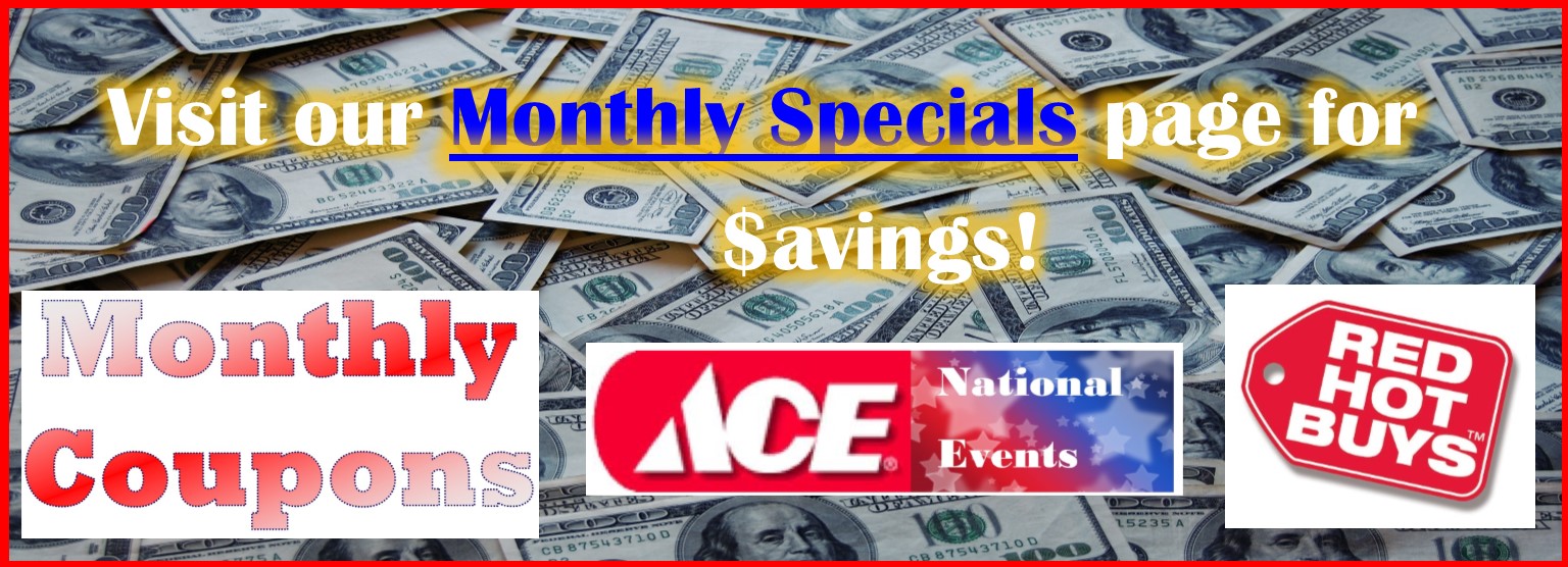 Monthly Specials