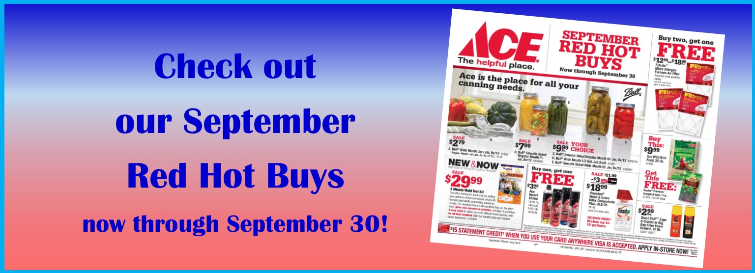 September Red Hot Buys