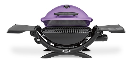 Weber Q 1200 LP Purple Gas Grill