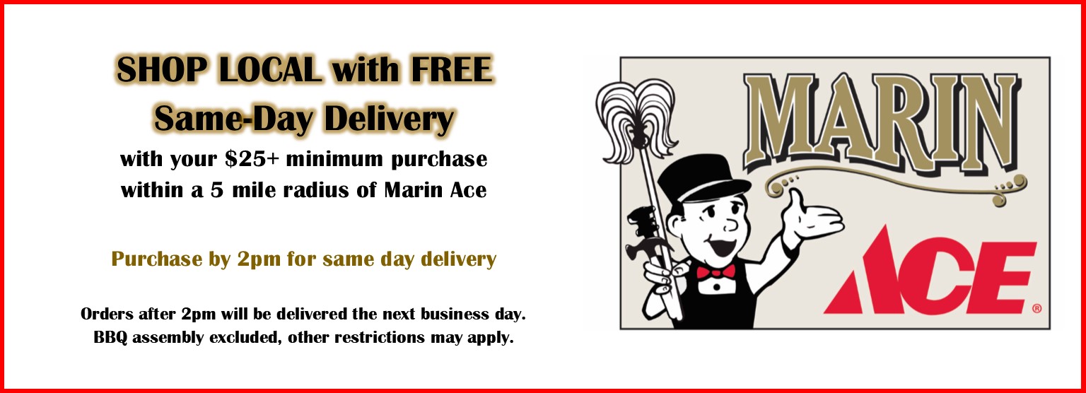 Slider Same Day Delivery at Marin Ace