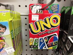 Uno is a good choice of card games for evacuations