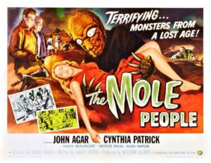 Poster of 1956 film the "Mole People"