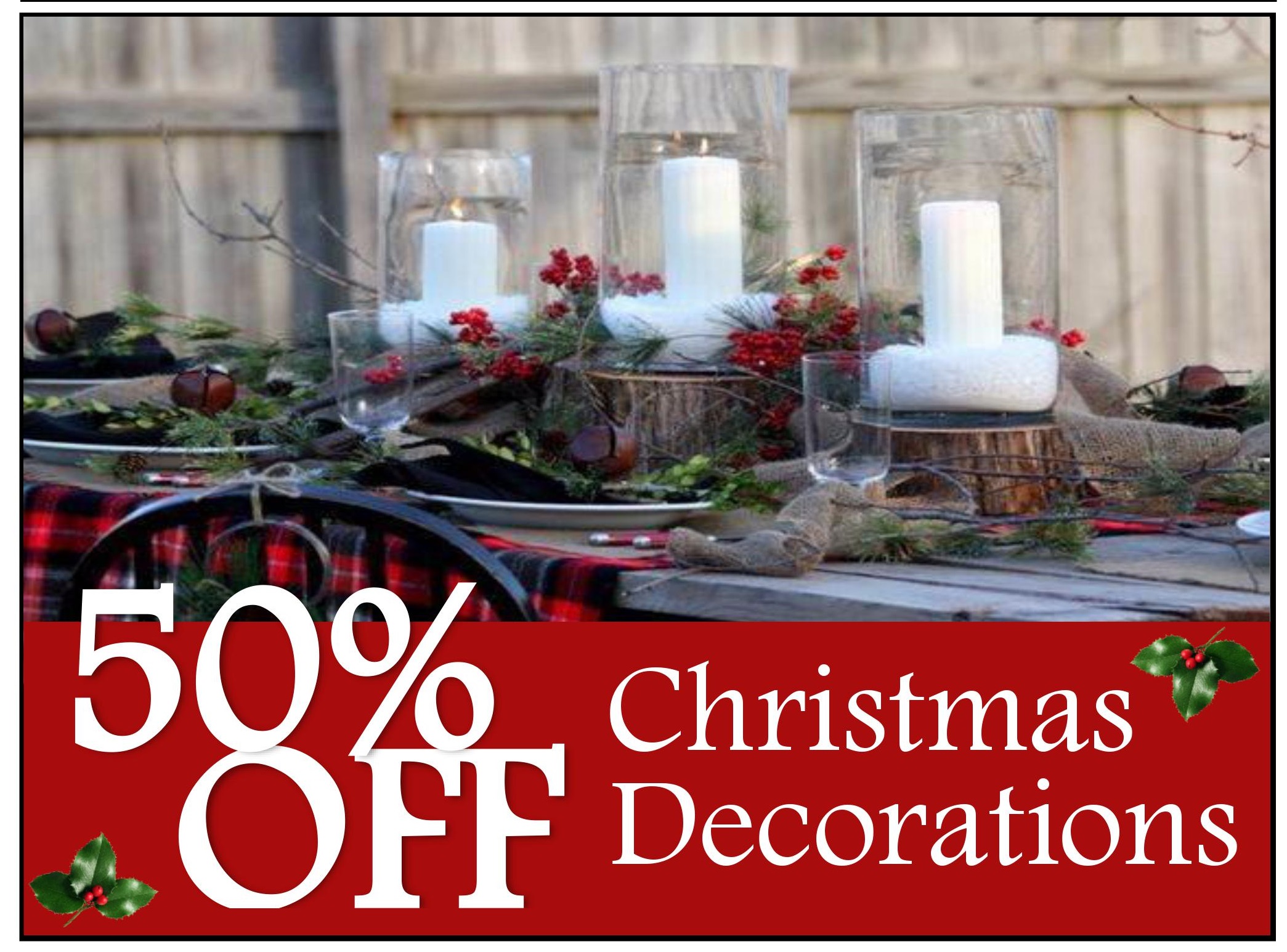 50% Off Christmas