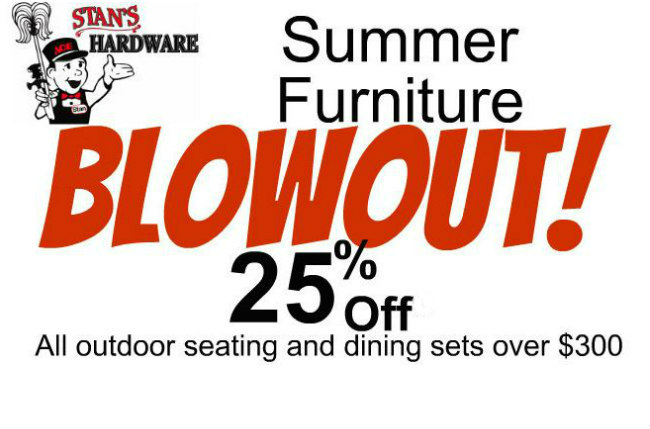 Summr Furniture 25% off through 7/31/22