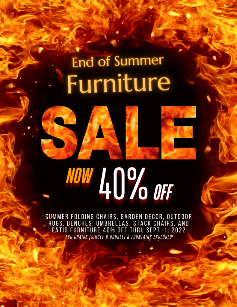 40% Off Summer Furniture
