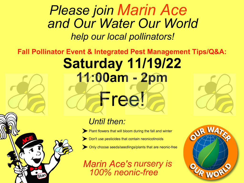 Marin pollinator event info