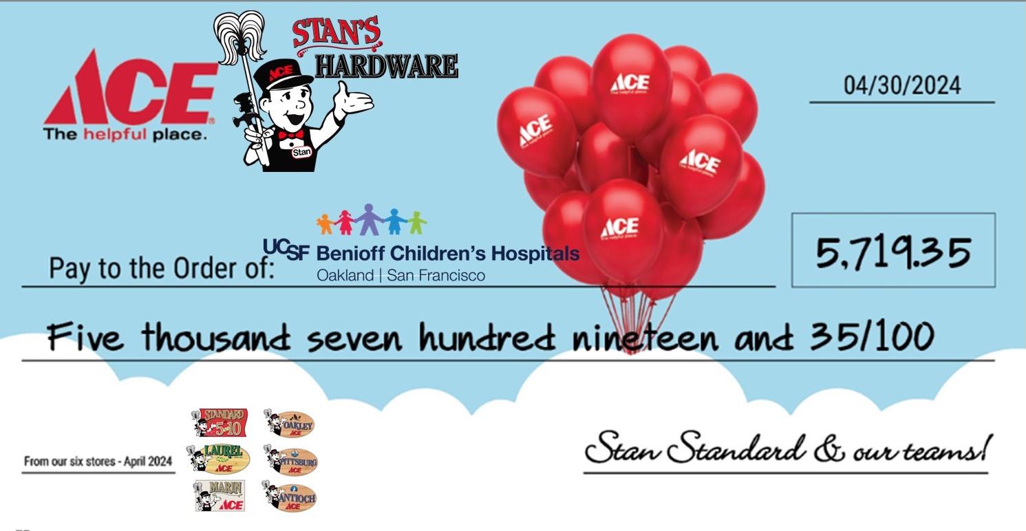 Thank you for helping us support CMN Hospitals
