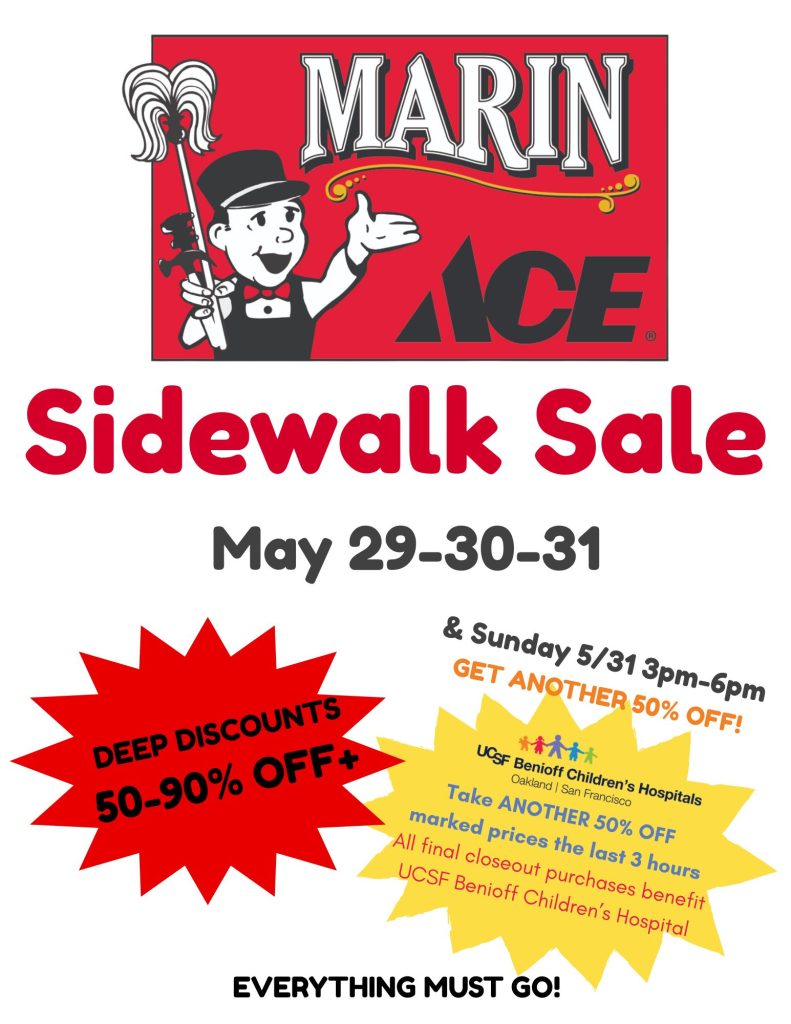 up to 90% off at our Sidewalk Sale 5/29-31